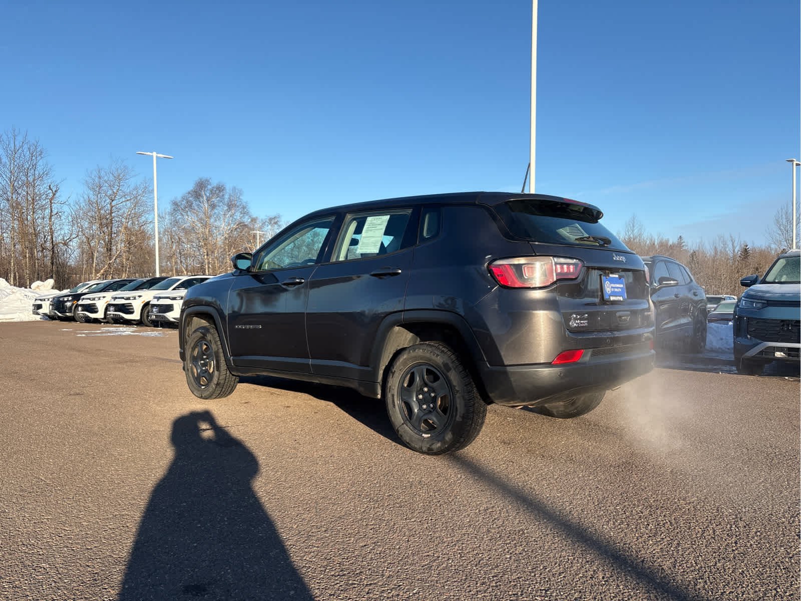 Used 2019 Jeep Compass Sport with VIN 3C4NJDAB1KT640220 for sale in Hermantown, Minnesota
