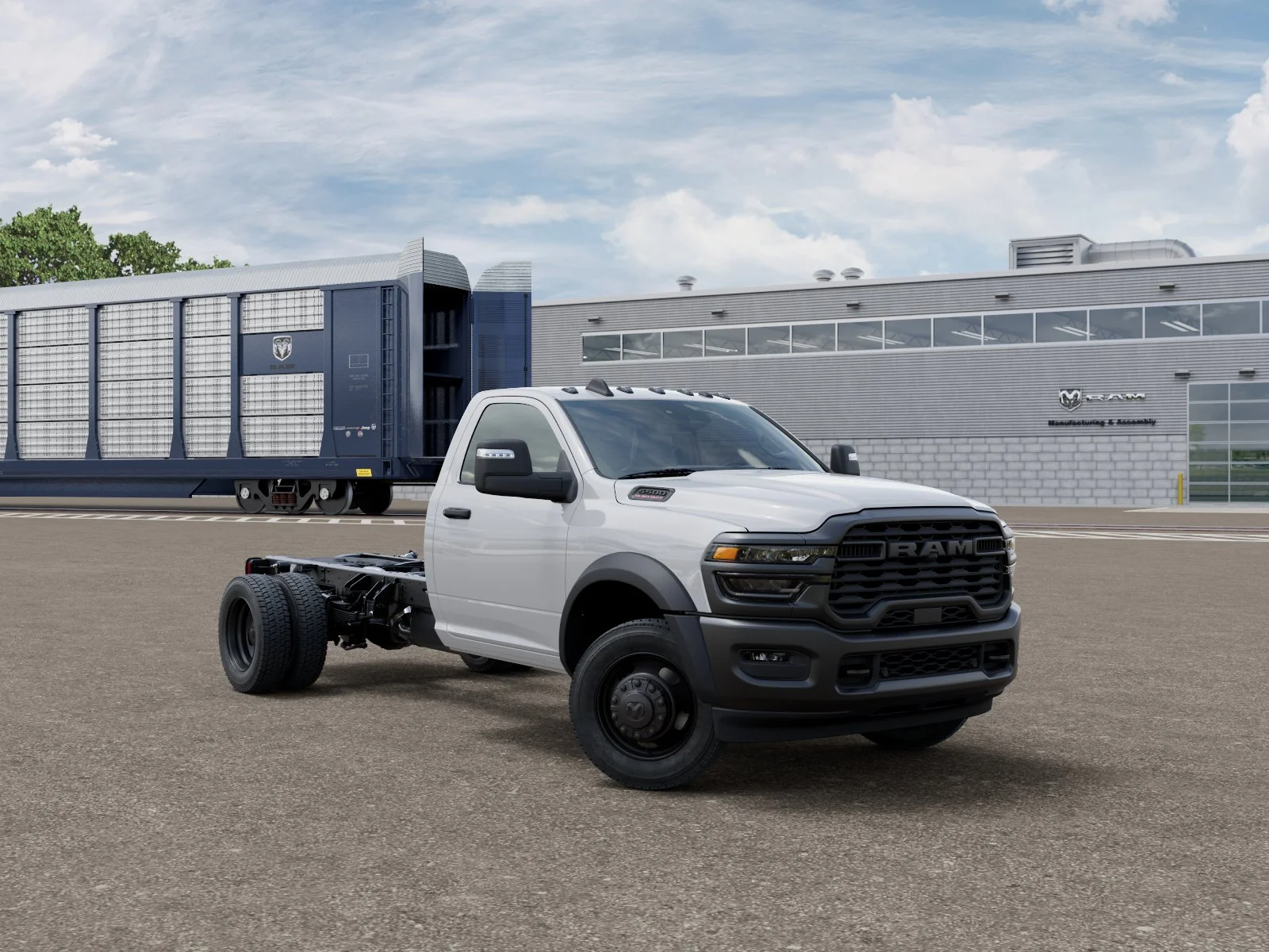 New 2026 Bright White Clear-Coat Exterior Paint RAM TRADESMAN image 3