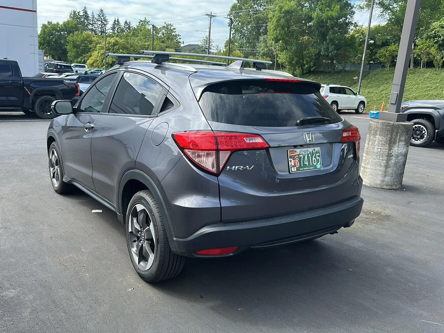 Used 2018 Modern Steel Metallic Honda EX-L Navi image 3