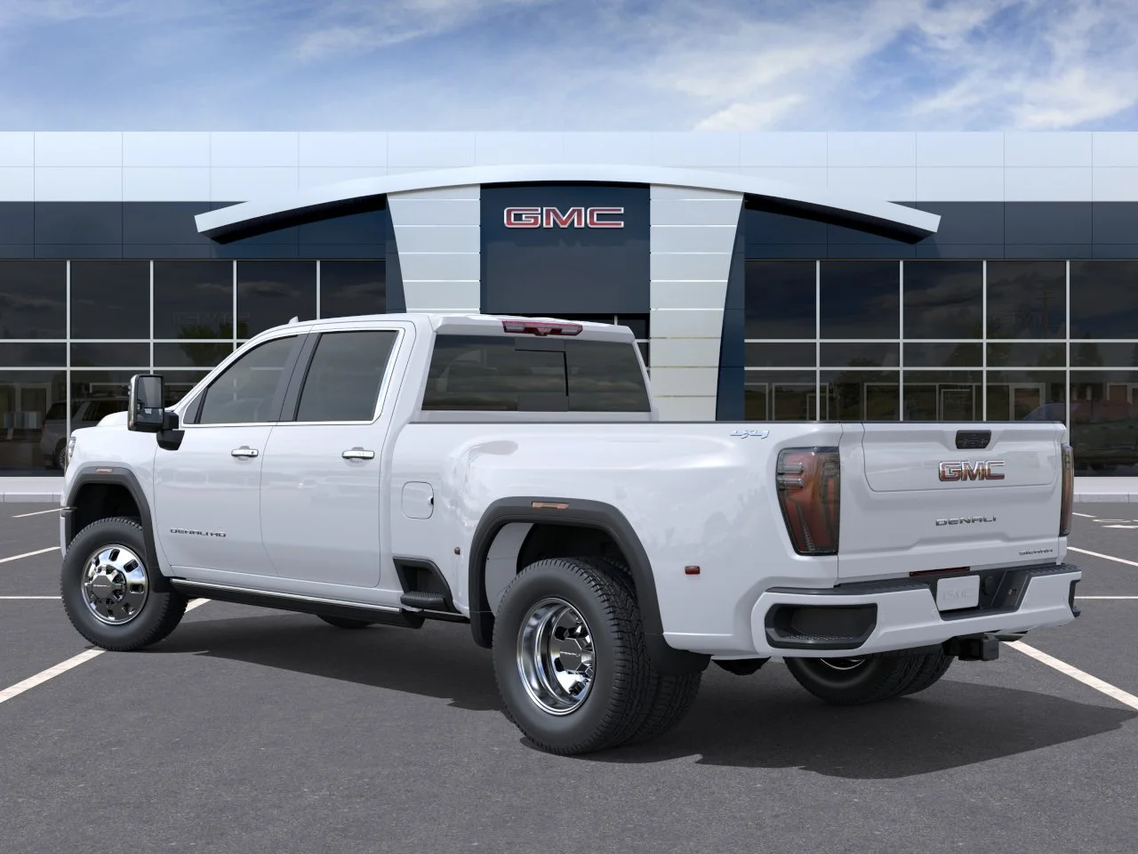 New 2026 Glacier White Tricoat GMC Denali Ultimate DRW image 3