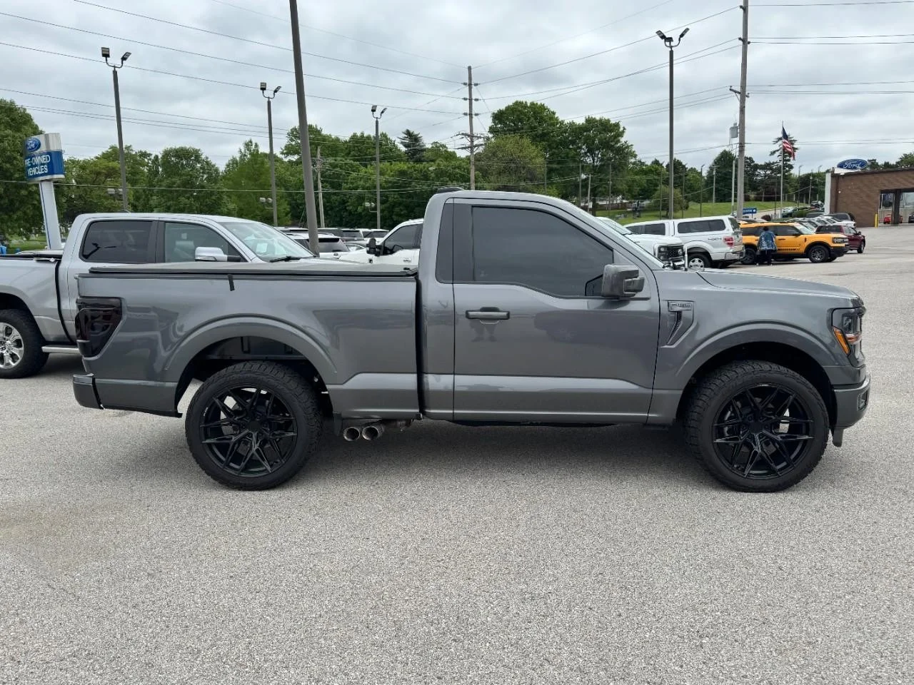 Used 2025 Carbonized Gray Metallic Ford XL 4WD Reg Cab 6.5' Box image 2