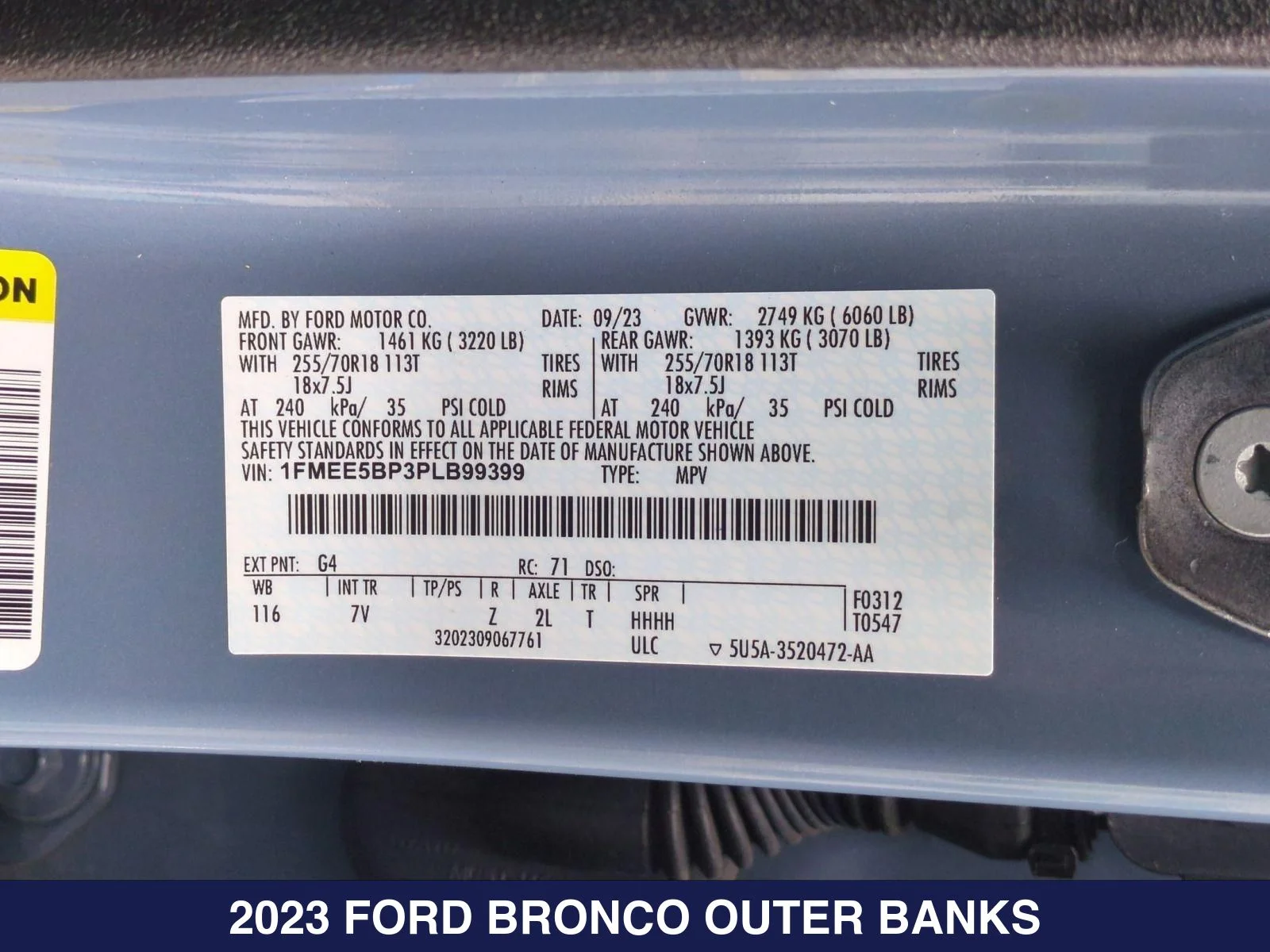 2023 Ford Bronco 4-Door Outer Banks - Photo 26
