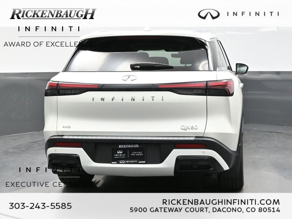 Certified Used 2023 White INFINITI LUXE image 6