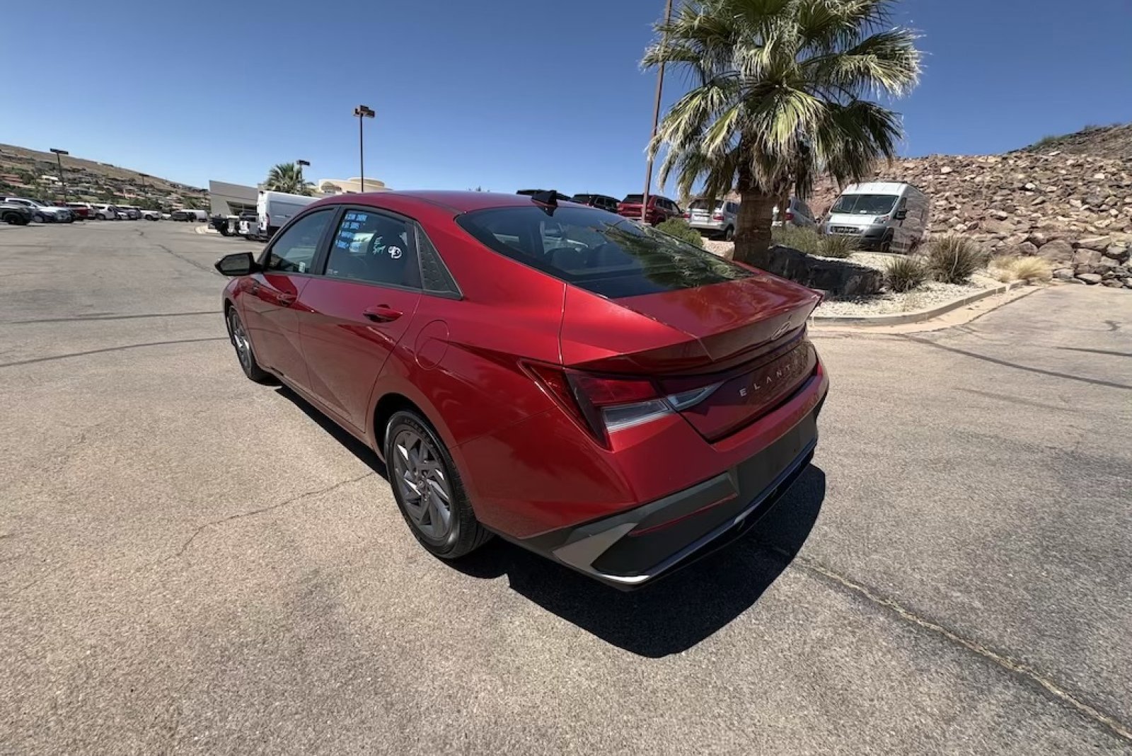 Used 2024 Ultimate Red Hyundai SEL image 3