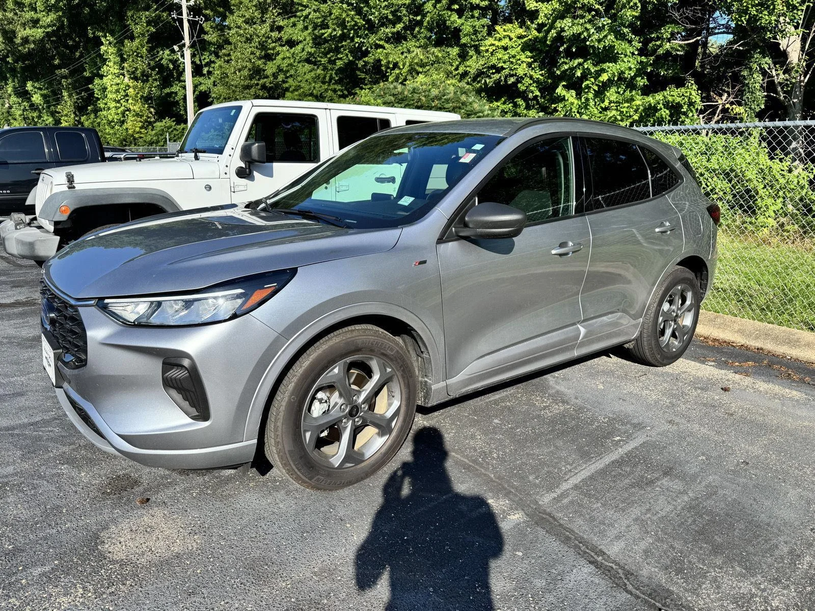 Used 2024 Iconic Silver Metallic Ford ST-Line image 2