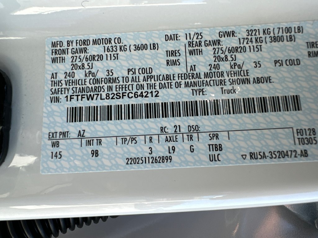 New 2025 White Ford Platinum image 31