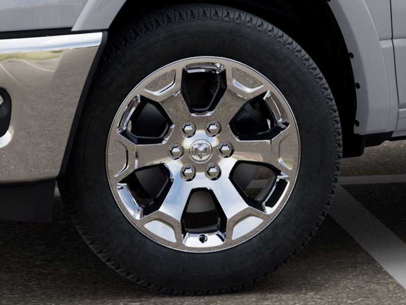 New 2026 Bright White Clear-Coat Exterior Paint RAM Big Horn Crew Cab 4x4 5