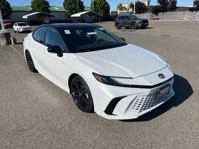 Used 2025 Midnight Black Metallic Toyota XSE image 3