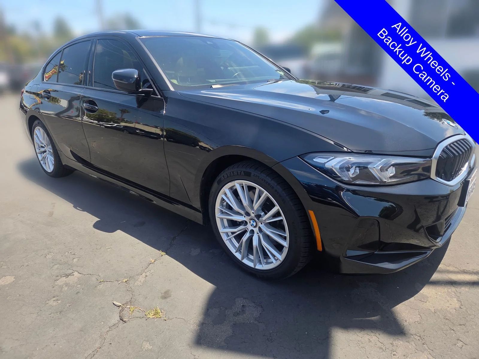 Used 2023 Black BMW 330i image 1