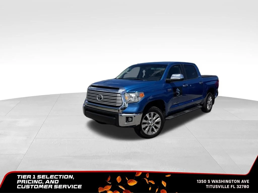 Used 2017 Blue Toyota Limited image 4