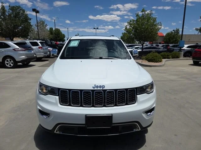 Used 2021 Bright White Clearcoat Jeep Limited image 2