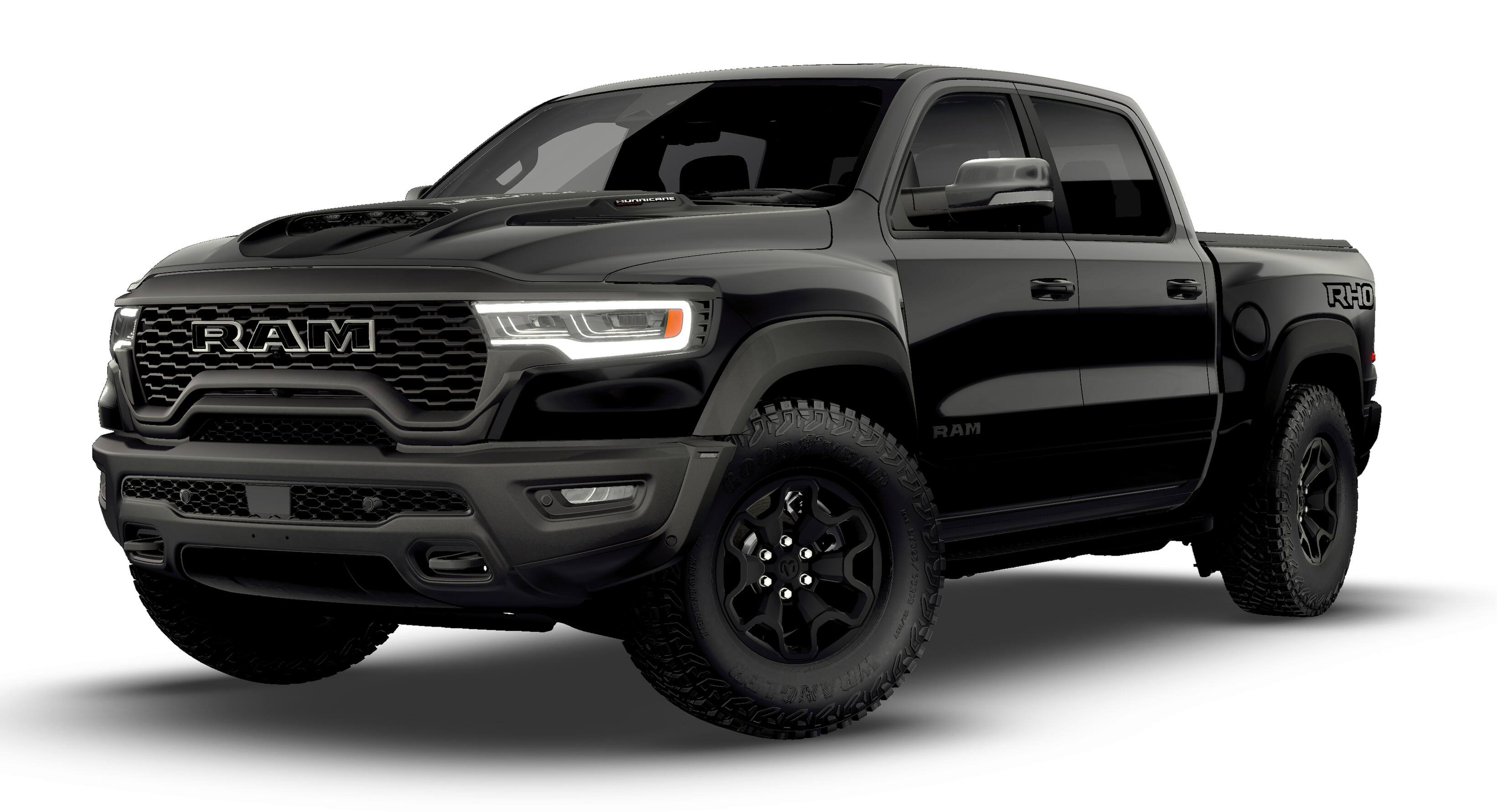 New 2026 Diamond Black Crystal Pearl-Coat Exterior Paint RAM RHO image 27