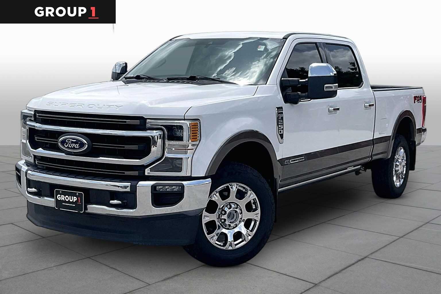 Used 2020 White Ford King Ranch image 1