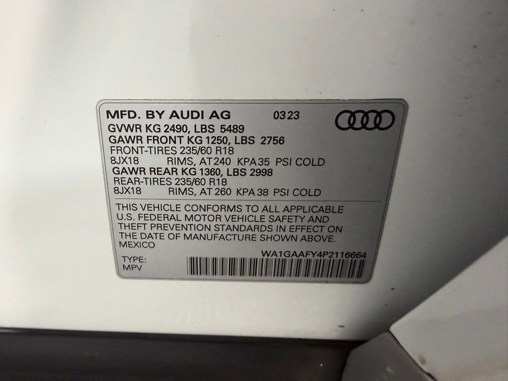 Used 2023 White Audi 45 S line Premium image 38