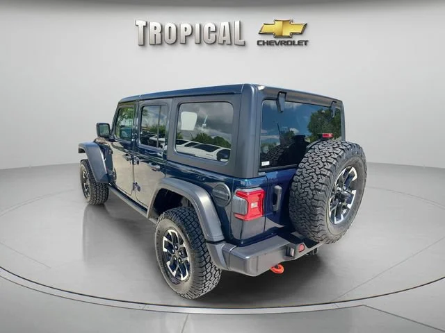 Used 2025 Blue Jeep Rubicon image 3