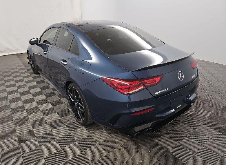 Used 2022 Denim Blue Metallic Mercedes-Benz AMG® CLA 45 image 2