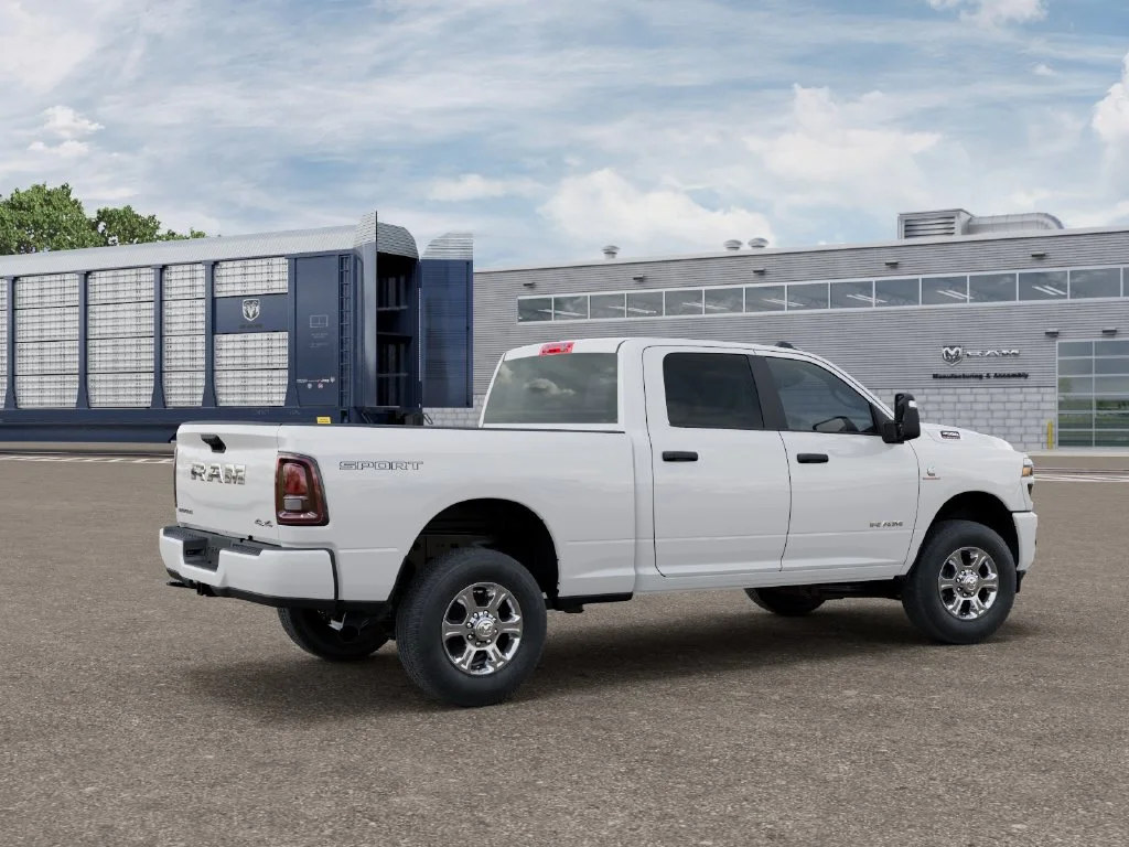 New 2027 Bright White Clear-Coat Exterior Paint RAM Big Horn image 4