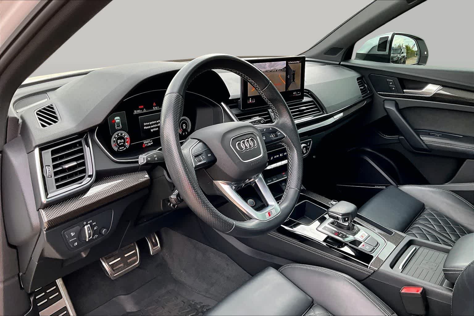 Used 2021 Glacier White Metallic Audi Premium Plus image 16
