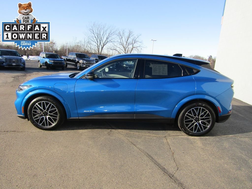 Used 2025 Ford Mustang Mach-E Premium AWD with VIN 3FMTK3SUXSMA05906 for sale in Racine, WI