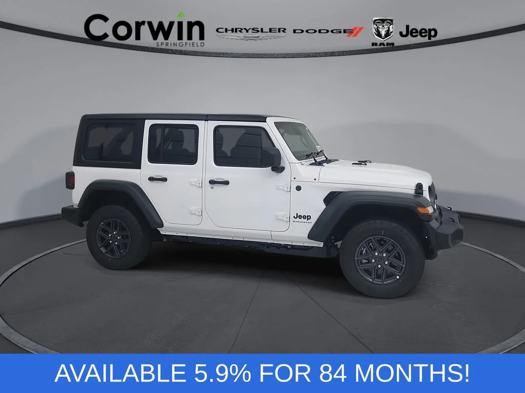 New 2026 Bright White Clearcoat Jeep Sport RHD image 1