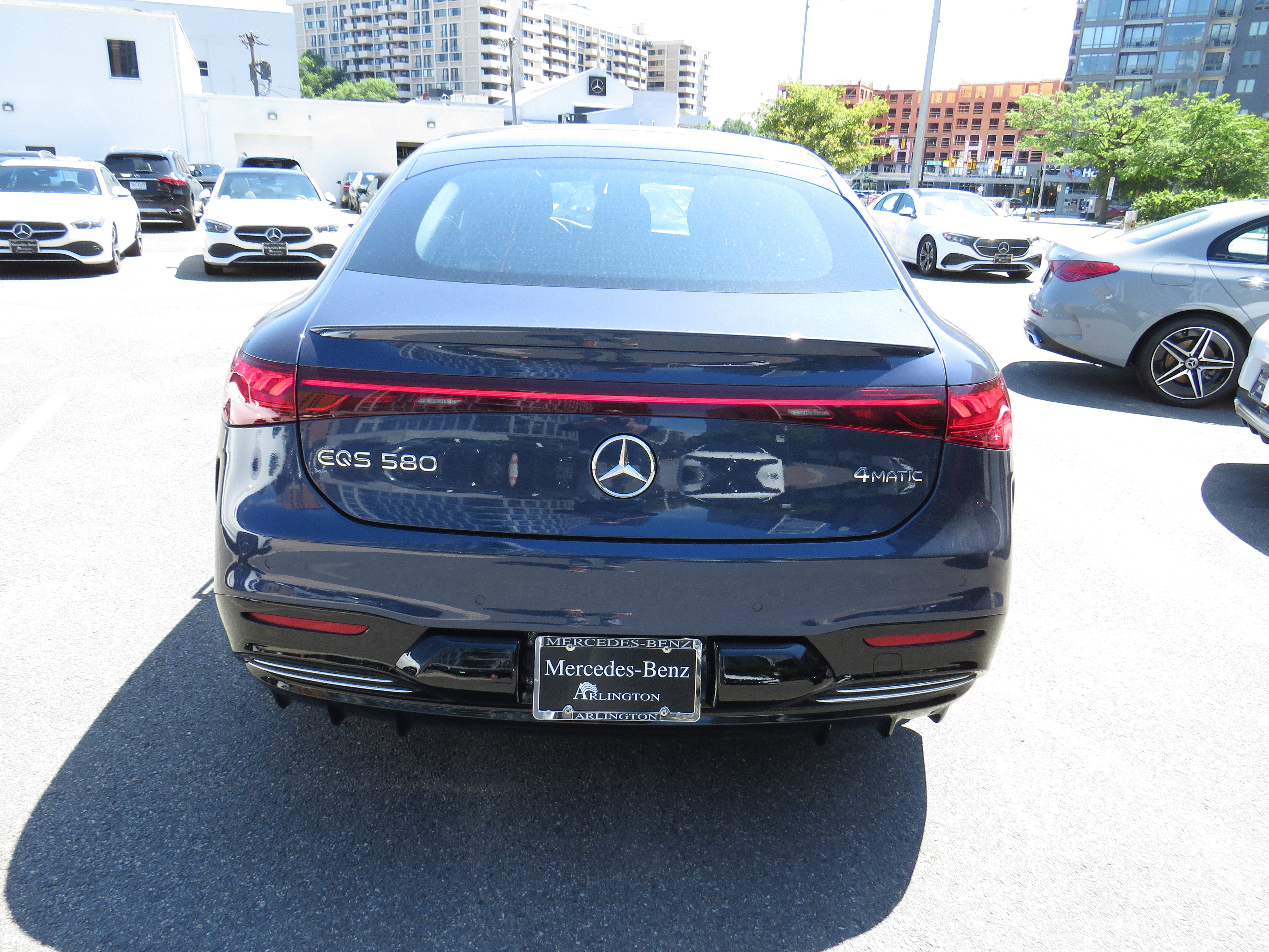 Certified Used 2023 Twilight Blue Metallic Mercedes-Benz EQS 580 4MATIC® image 3