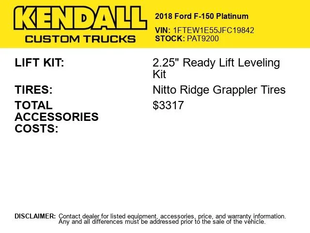 Used 2018 Silver Ford Platinum image 2