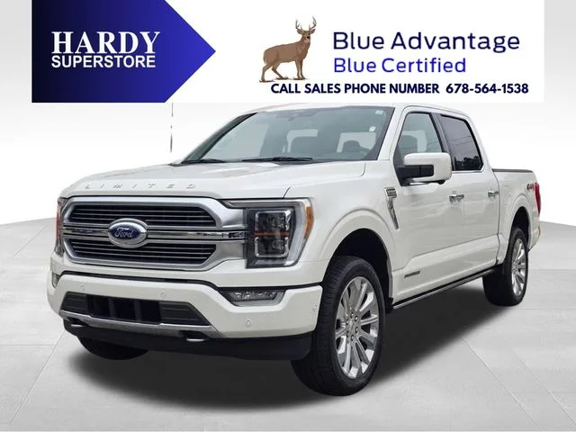 Certified Used 2021 White Ford Limited image 1