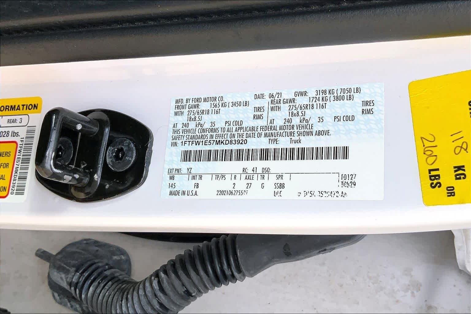 Used 2021 Oxford White Ford XLT image 33