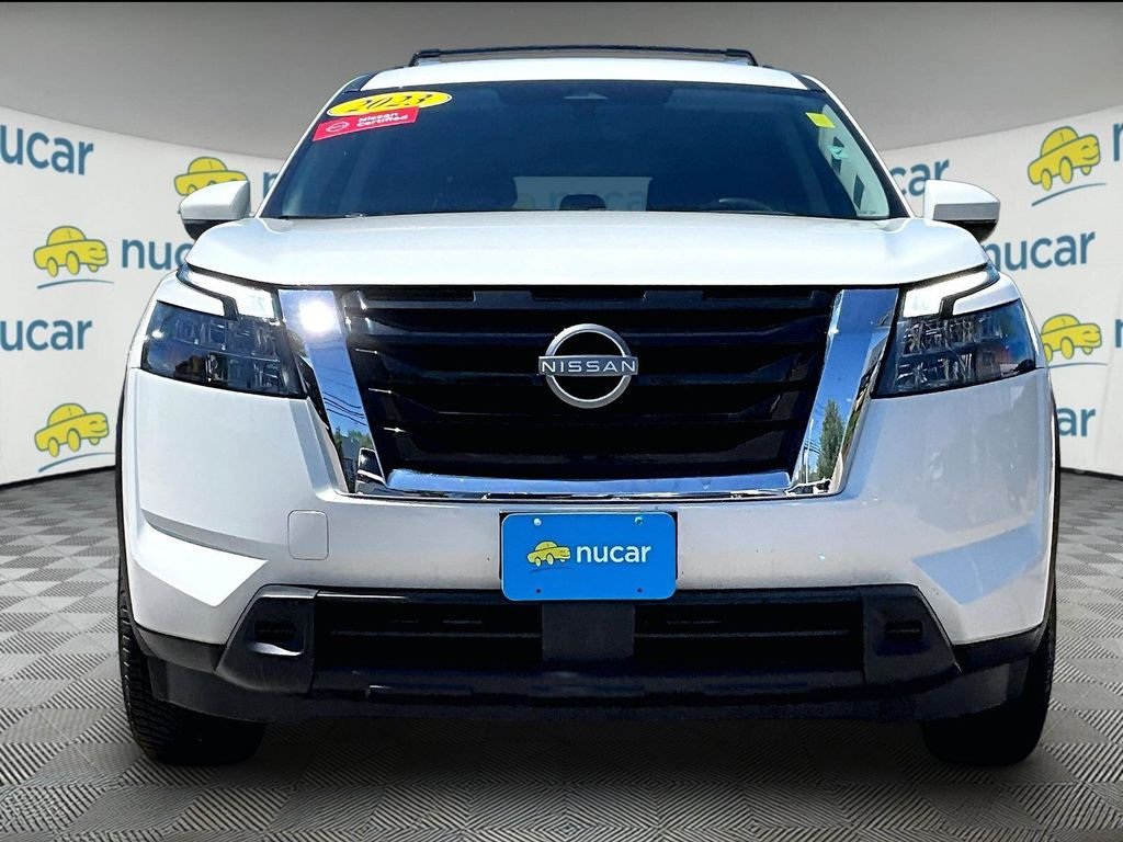 Certified Used 2023 White Nissan SV image 2