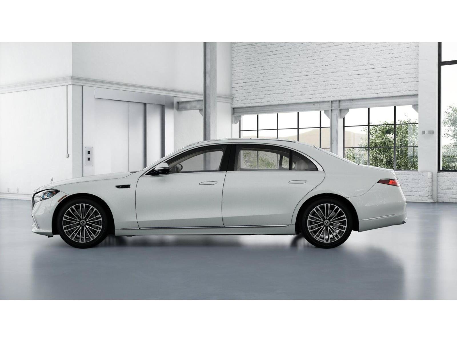 New 2027 MANUFAKTUR Moonlight White Metallic Mercedes-Benz S 500 4MATIC® Sedan image 34