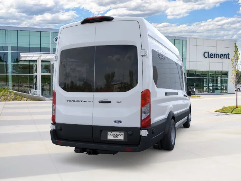 New 2026 Oxford White Ford Passenger Van XLT image 8