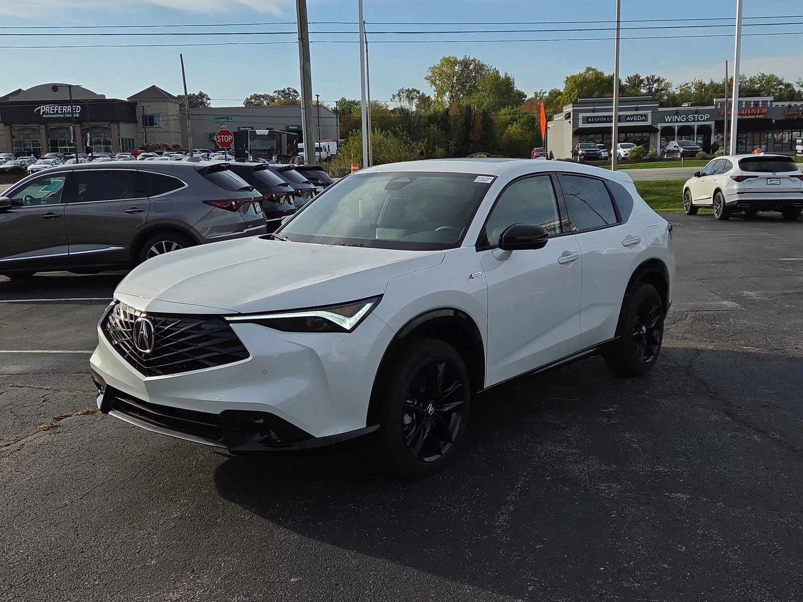 New 2026 Platinum White Pearl Acura w/A-SPEC w/Advance image 2