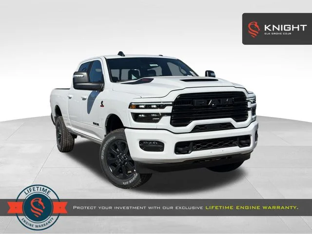 New 2026 Bright White Clear-Coat Exterior Paint RAM Laramie image 1