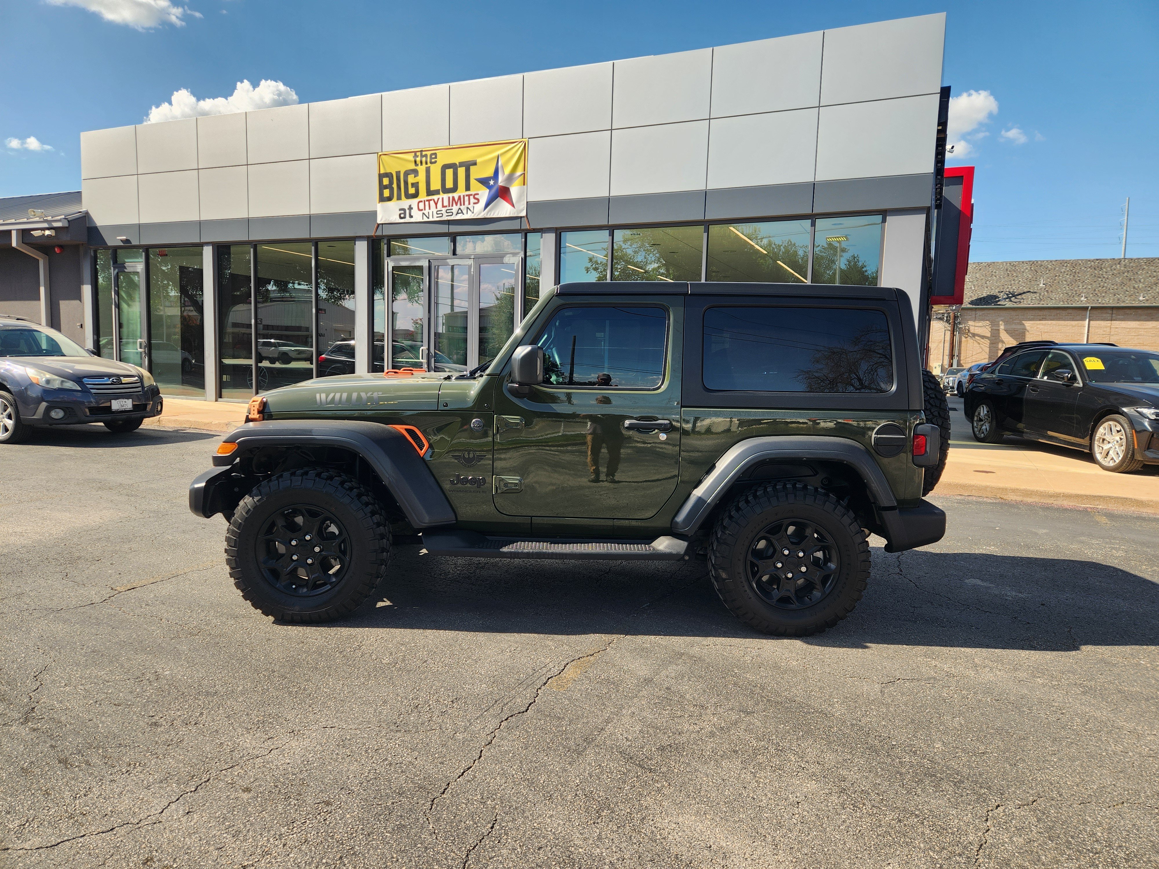 Used 2023 Sarge Green Clear Coat Jeep Willys Sport image 4
