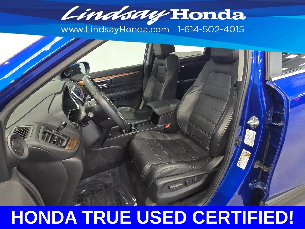 Certified Used 2020 Aegean Blue Metallic Honda EX-L image 13