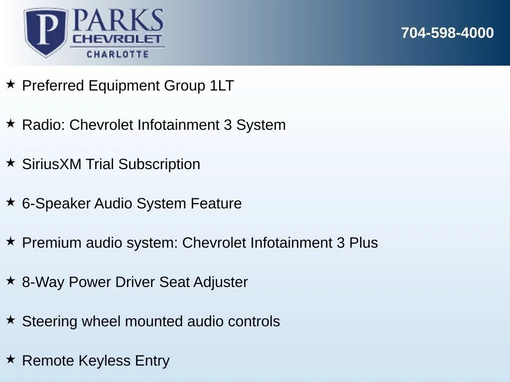 Used 2025 Lakeshore Blue Metallic Chevrolet 1LT image 7