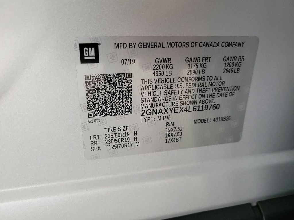 Certified Used 2020 SILVER ICE METALLIC Chevrolet Premier image 26