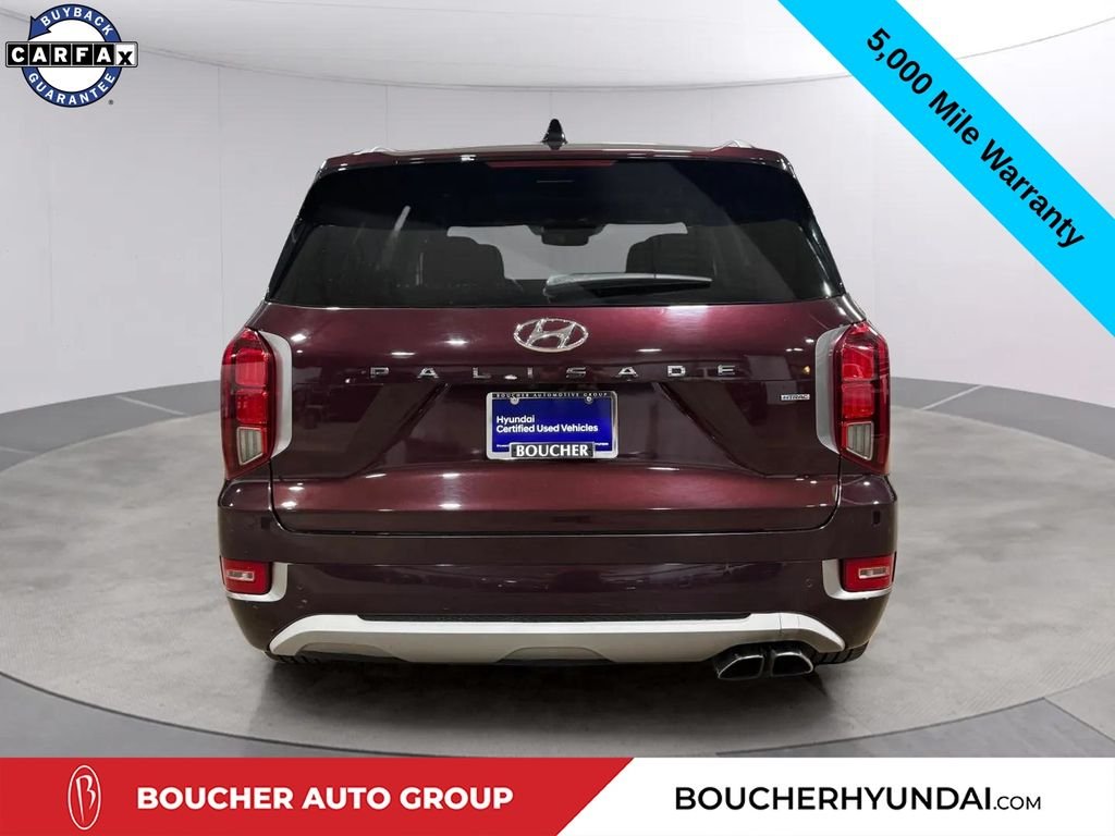 Certified Used 2021 Sierra Burgundy Hyundai Limited image 4