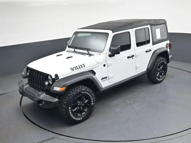 Used 2022 White Jeep Unlimited Willys image 29