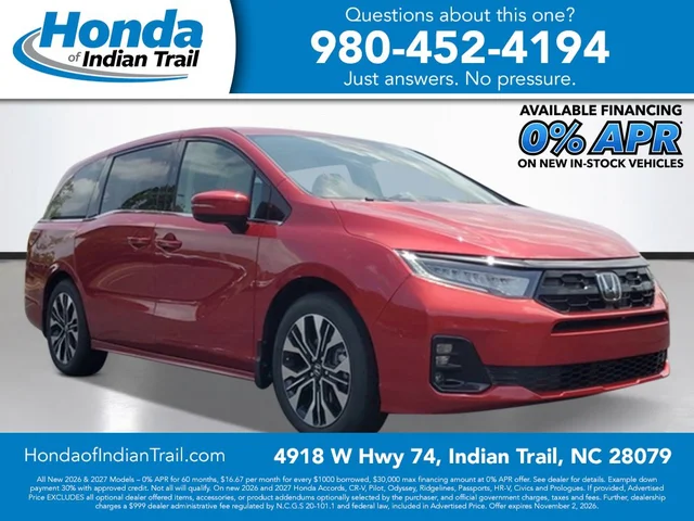 2026 Honda Odyssey Elite