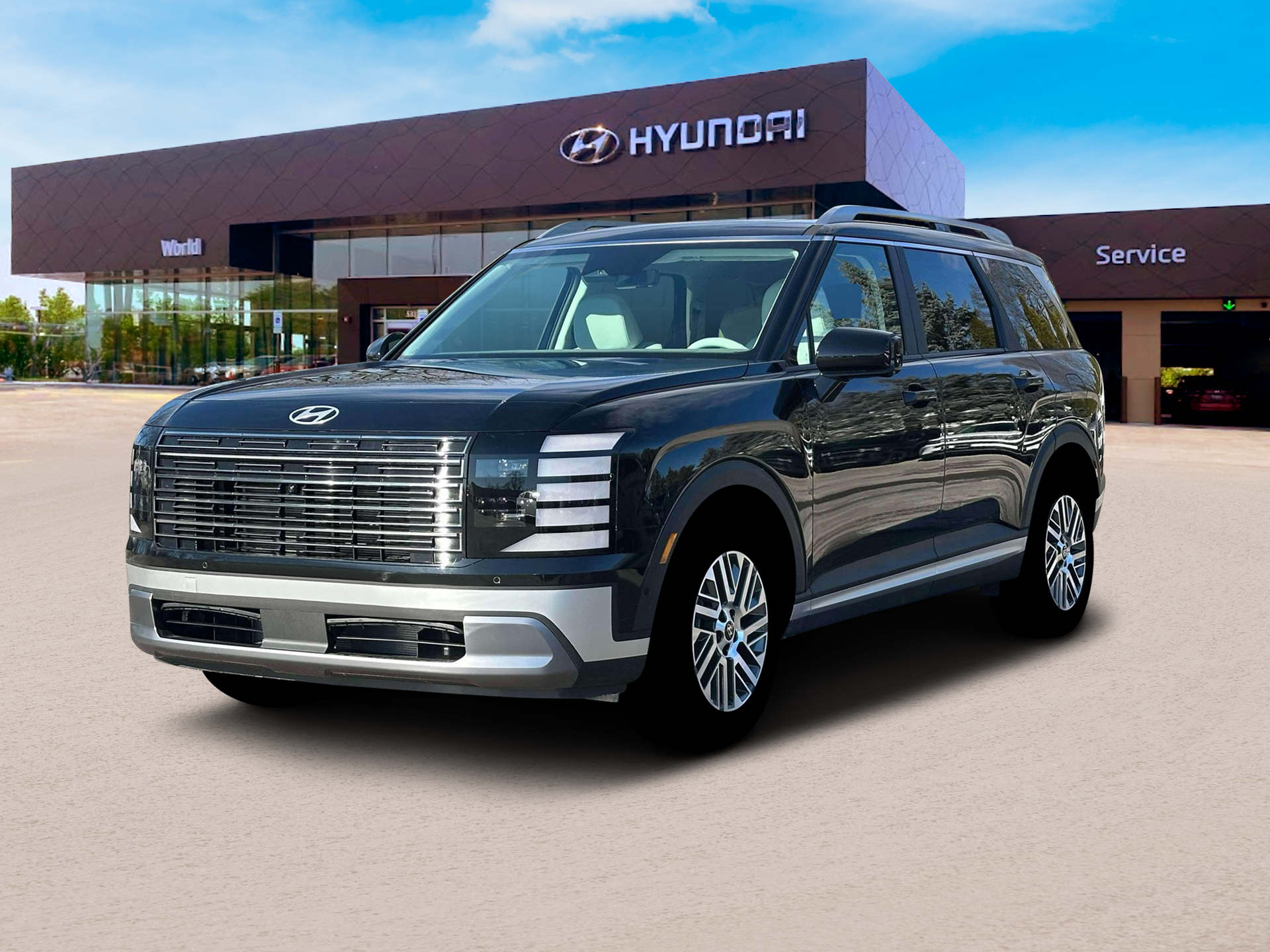 New 2026 Abyss Black Pearl Hyundai SEL Premium AWD image 1