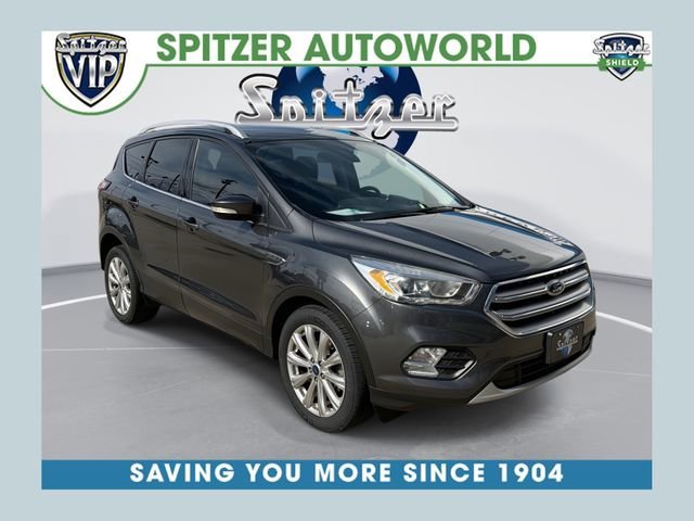 Gray 2017 Ford Escape Titanium FWD SUV / Crossover Front-Wheel Drive 