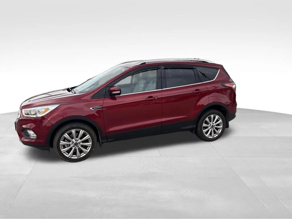 Used 2017 Red Ford Titanium image 2