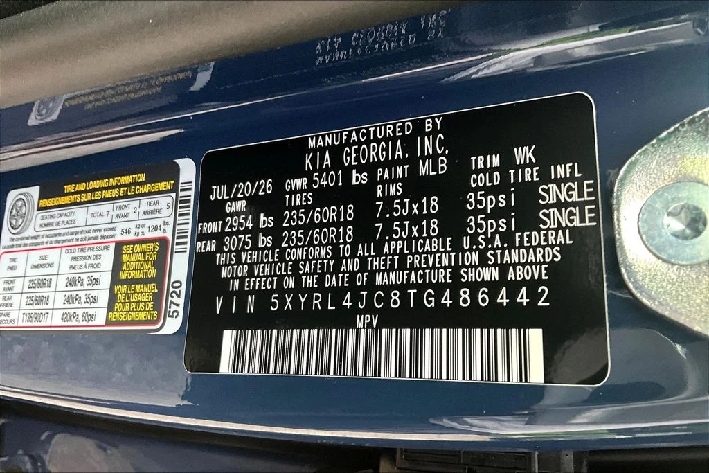 New 2026 Midnight Lake Blue Kia S image 8