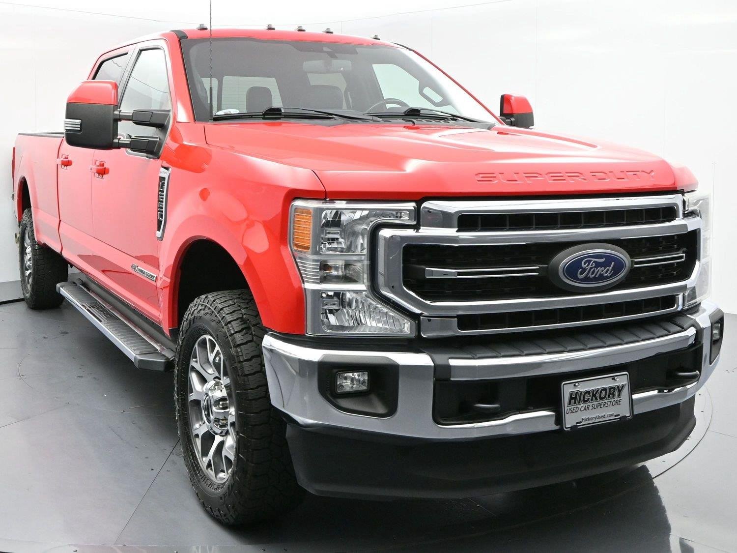 Used 2022 Race Red Ford Lariat image 2
