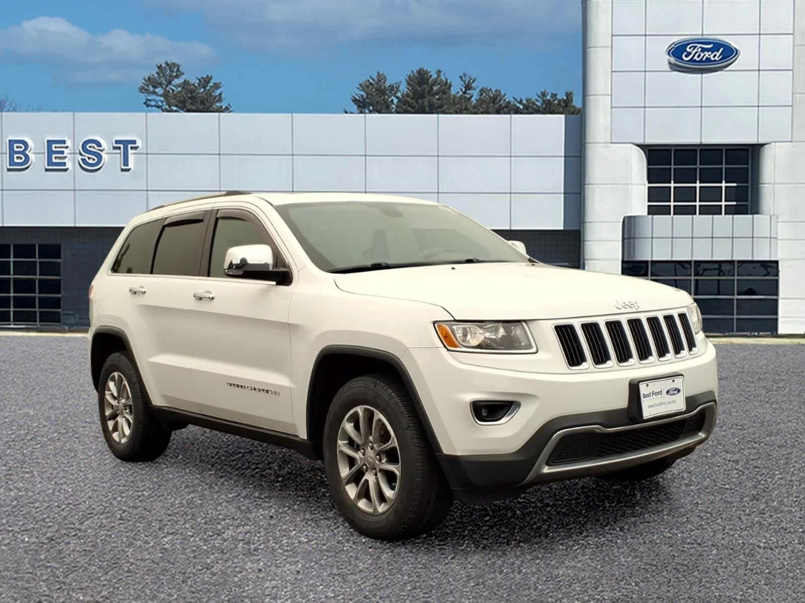 Used 2016 Bright White Clearcoat Jeep Limited image 9