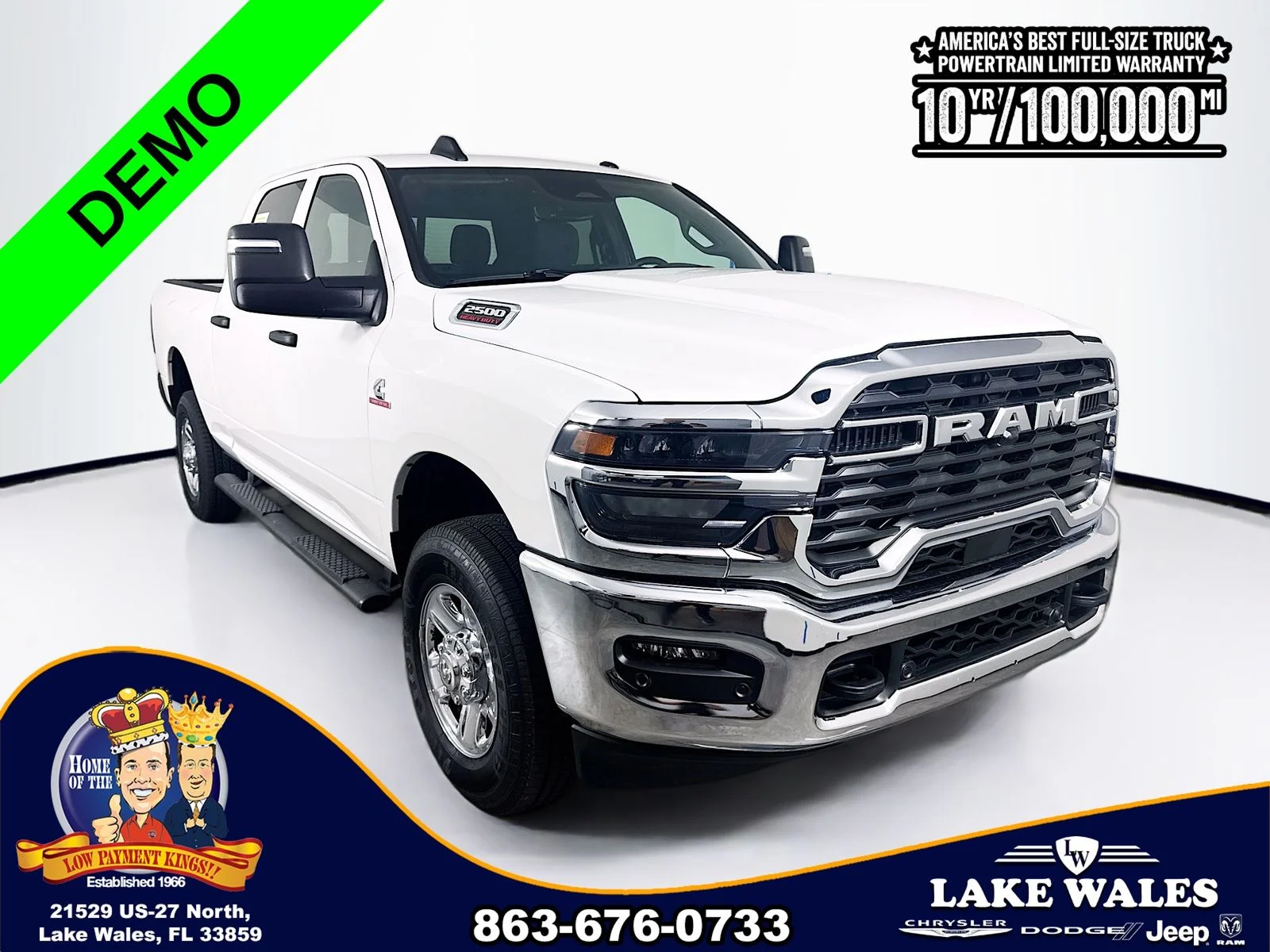 New 2026 Bright White Clear-Coat Exterior Paint RAM TRADESMAN image 1