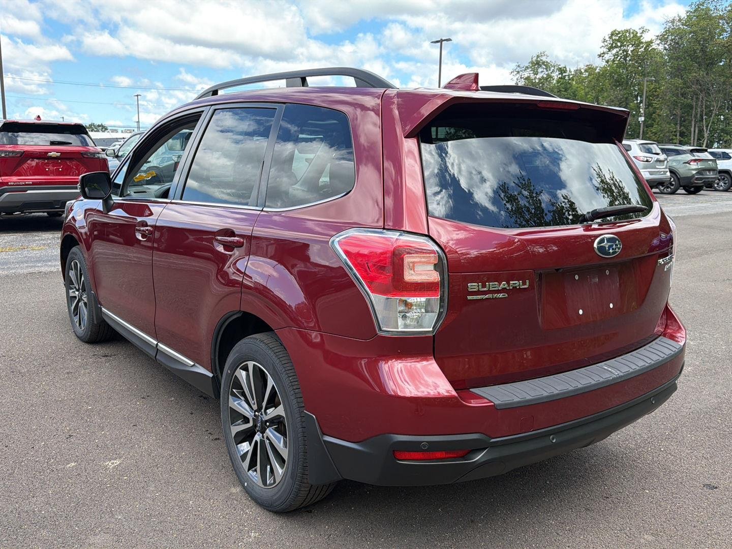 Used 2017 Venetian Red Pearl Subaru Touring image 10