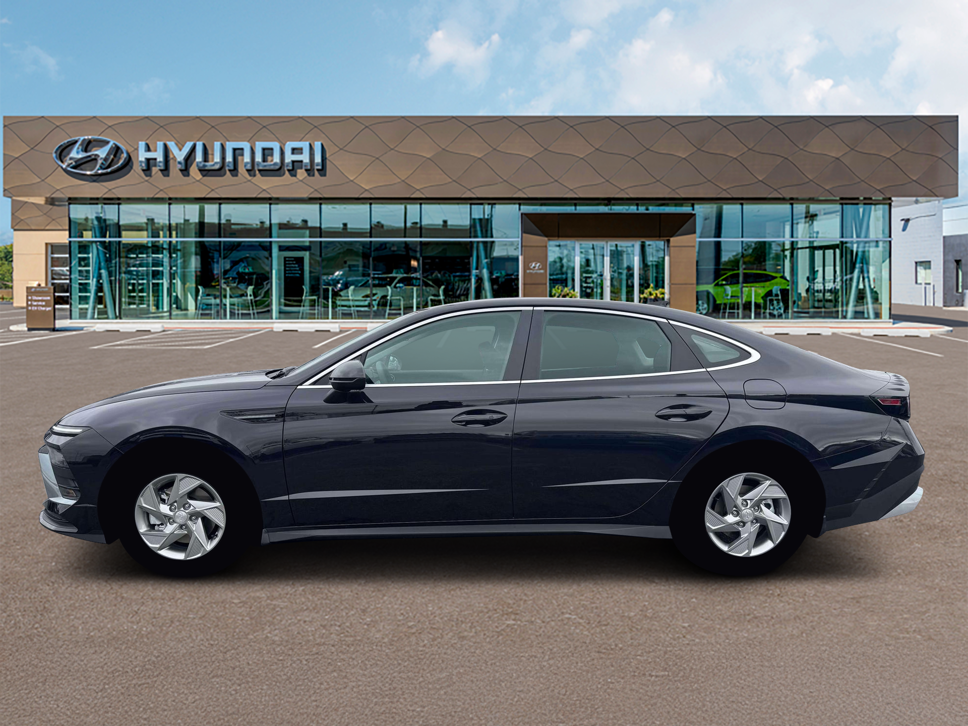 New 2026 Carbon Blue Hyundai SE image 3