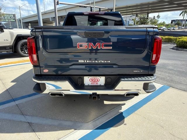 Used 2022 PACIFIC BLUE METALLIC GMC SLT image 6